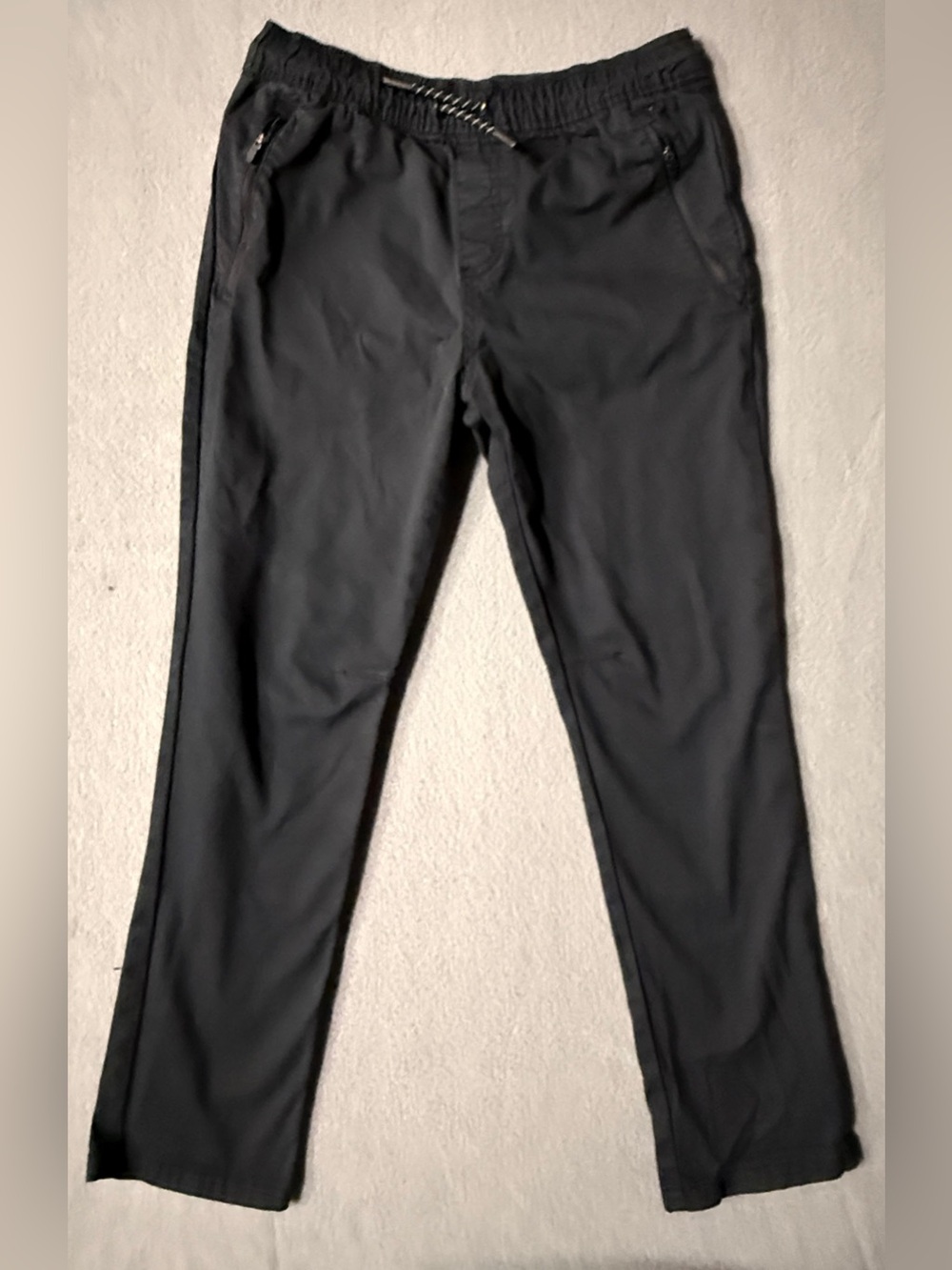 Cat & Jack Black Pull-On Casual Pants with Zip Pockets